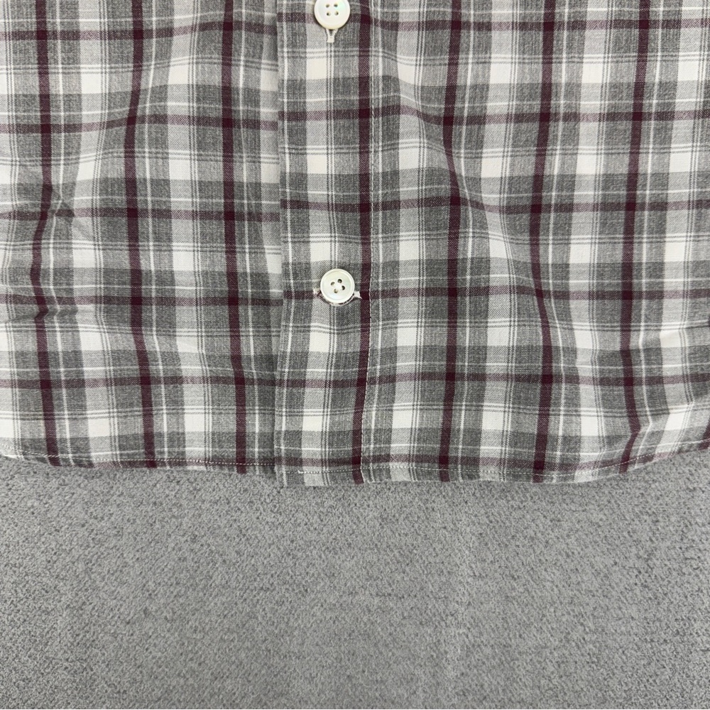 Eleventy Shirt Mens 15.5 39 Medium Plaid Button U… - image 3